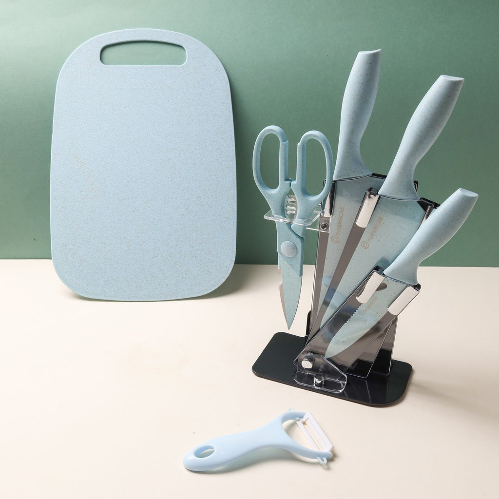Knife Set With Stand Nestasia
