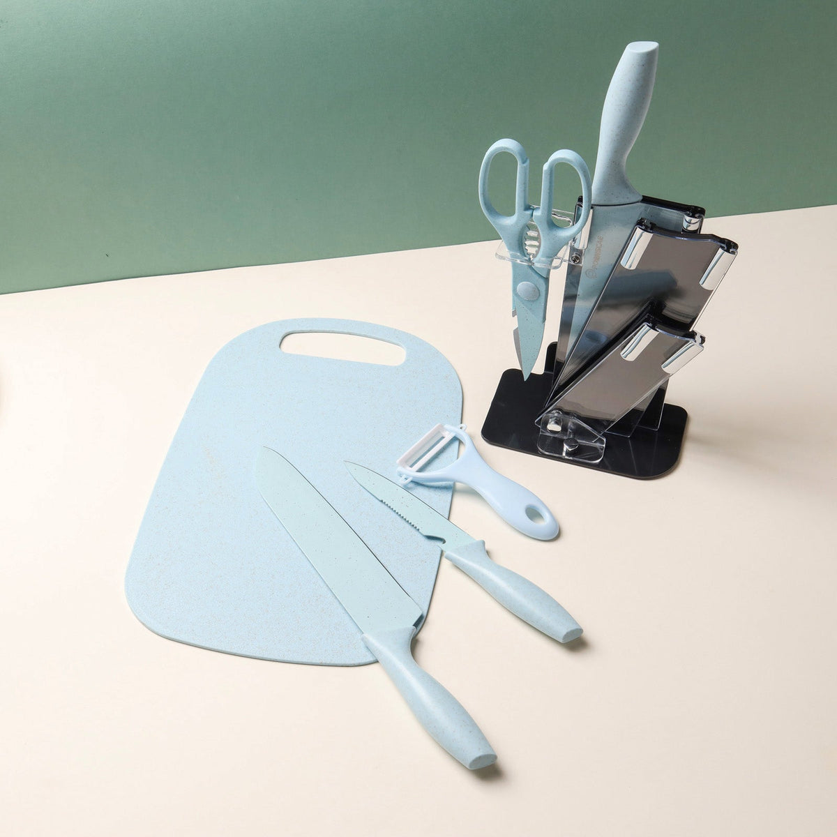 Knife Set With Stand Nestasia