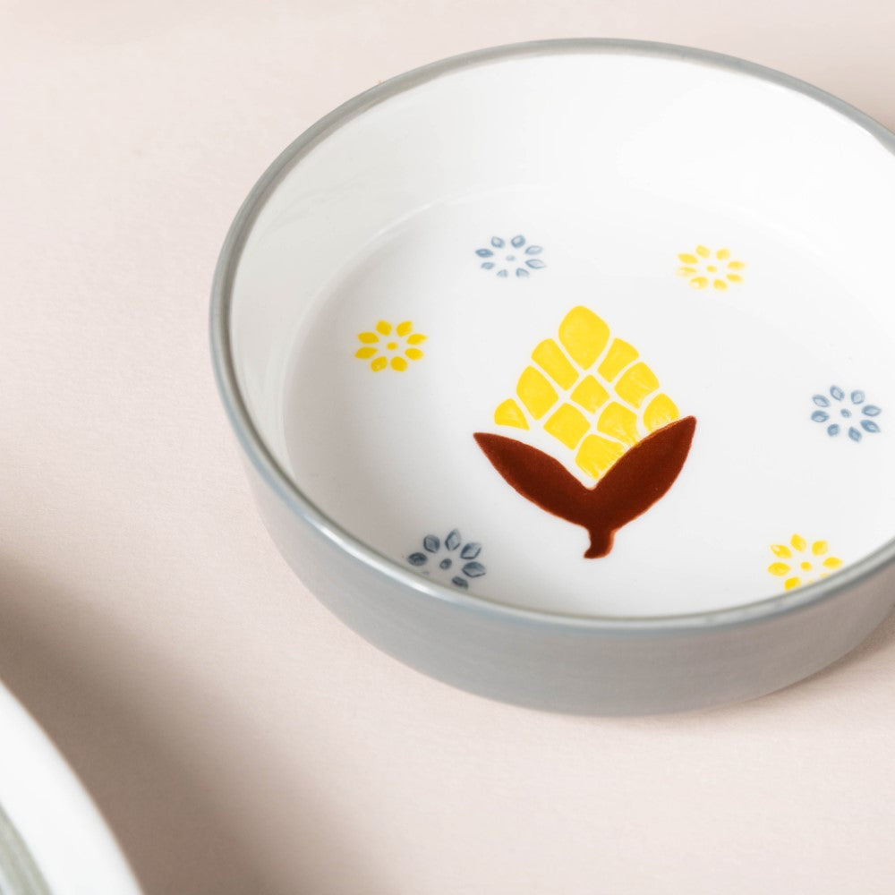Bloom Dessert Plate Grey Nestasia