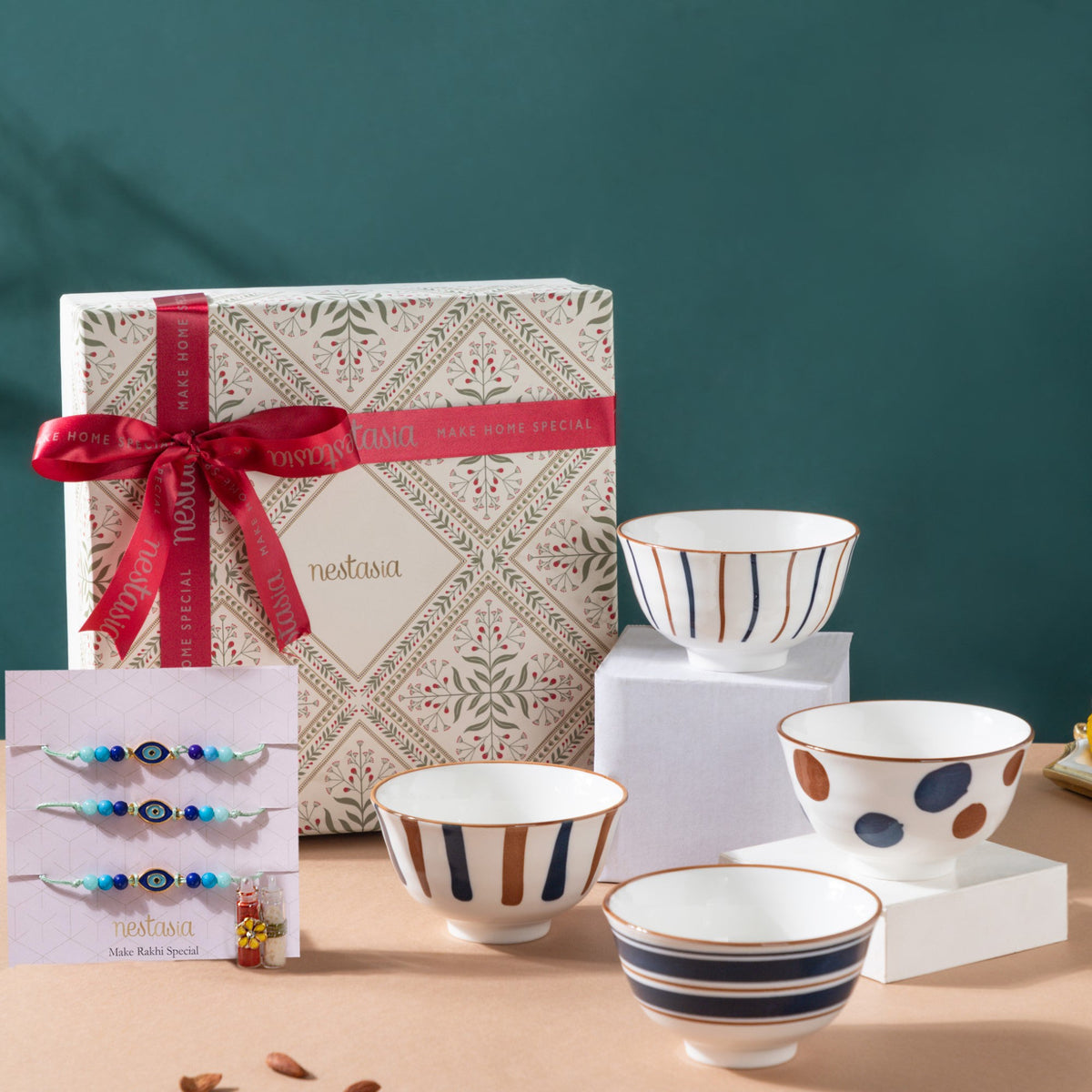 Festive Raksha Bandhan Gift Box Set Of 5 Nestasia
