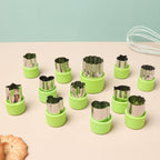 Shape Cutters Set Green Nestasia