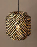 Artistic Bamboo Hanging Lamp for Balcony and Patio