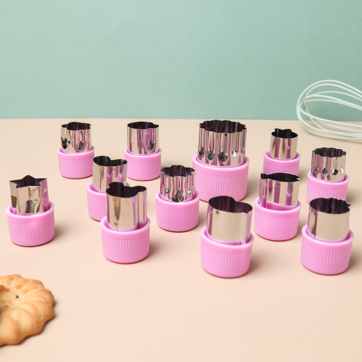 Pink Cookie Cutter Set Nestasia