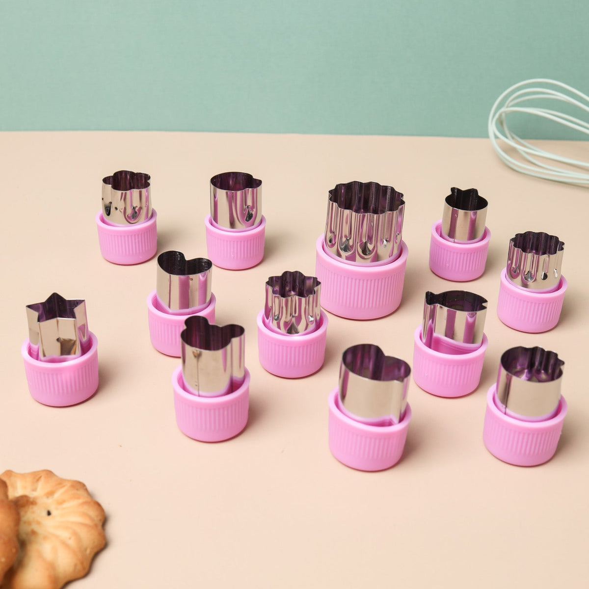 Pink Cookie Cutter Set Nestasia