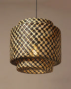 Artistic Bamboo Hanging Lamp for Balcony and Patio