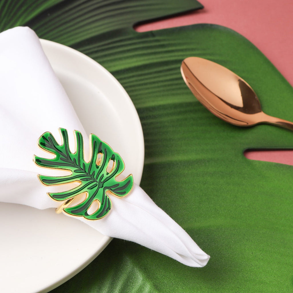 Gold Leaf Napkin Ring Nestasia