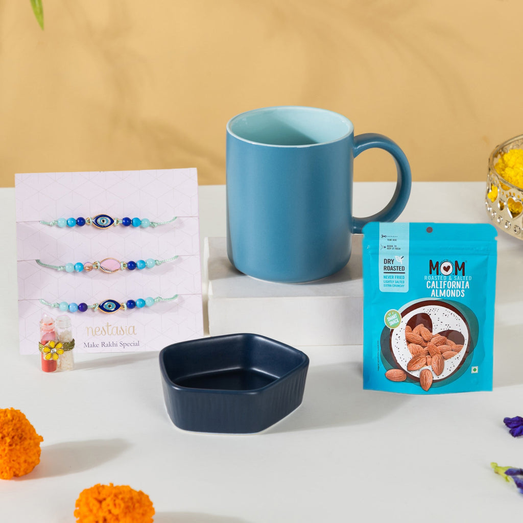 Tea Lover Rakhi Gift Hamper Set Of 5 Nestasia