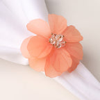 Flower Napkin Holder Peach Nestasia