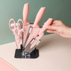 Knife Set With Board Nestasia