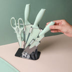 Knife Block Set - Green Nestasia