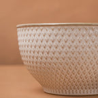 Regina White Textured Soup Bowl 600ml