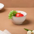 Regina White Textured Soup Bowl 600ml
