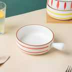 Spiral Red 22 Piece Dinner Set For 6 Nestasia