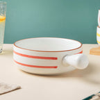 Spiral Red 22 Piece Dinner Set For 6 Nestasia