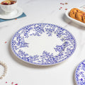 Riona Floral Dinner Plate Blue And White 10 Inch Nestasia