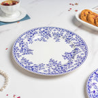 Riona Floral Dinner Plate Blue And White 10 Inch Nestasia