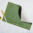 Leather Placemat Set of 2 Nestasia