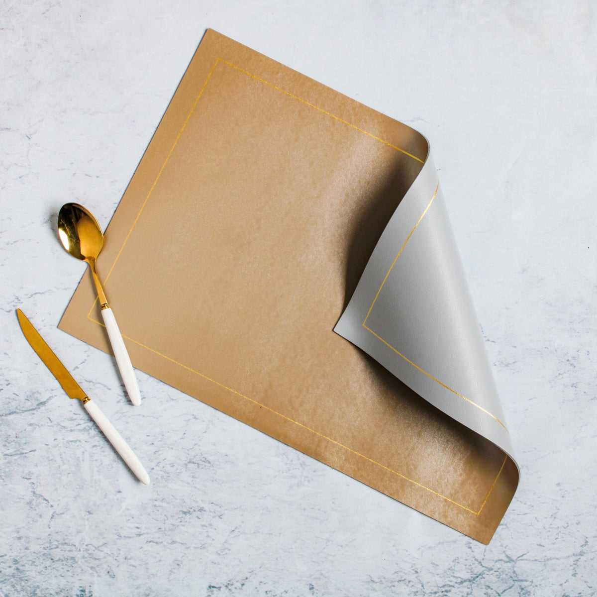 Leather Placemat Set of 2 Nestasia