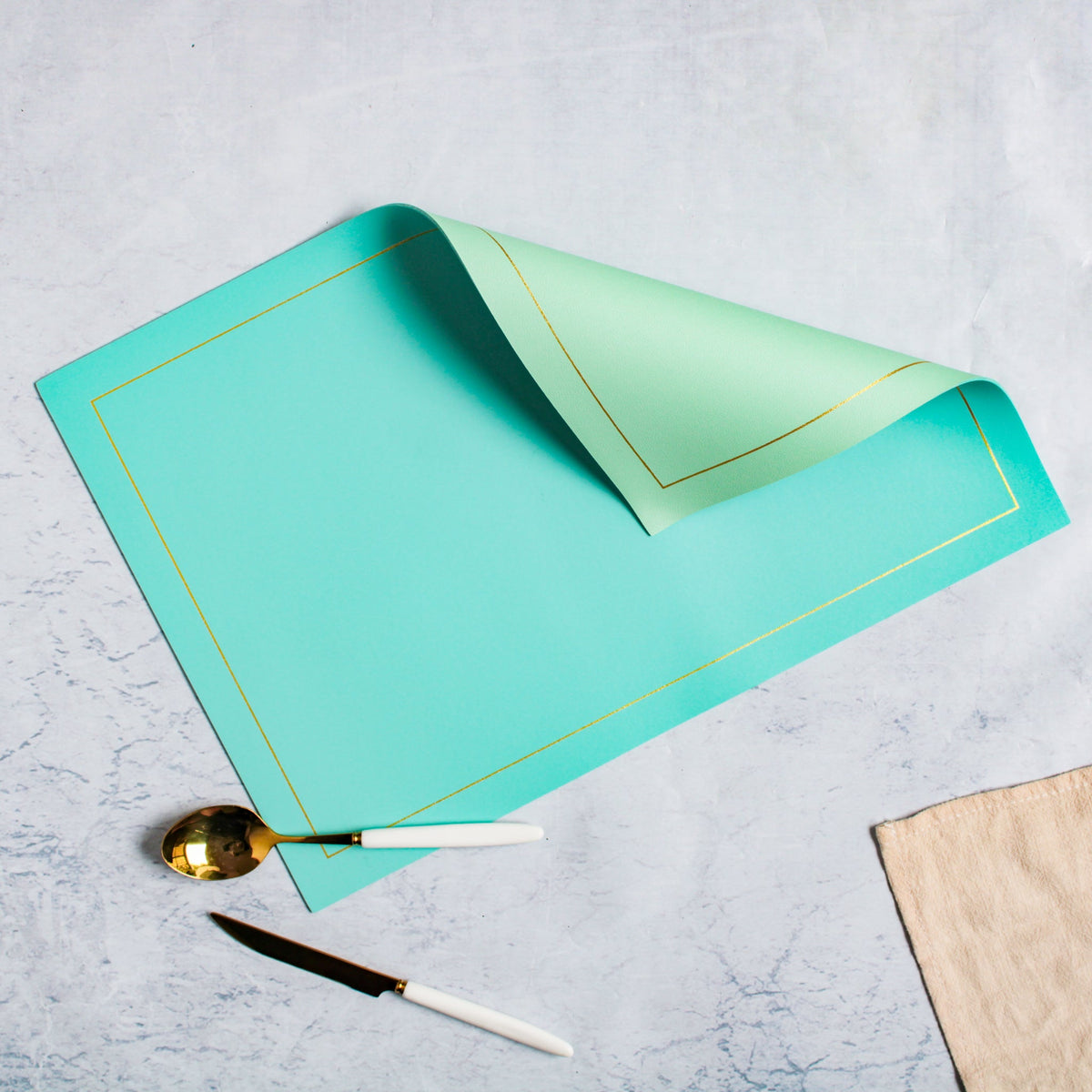 Leather Placemat Set of 2 Nestasia