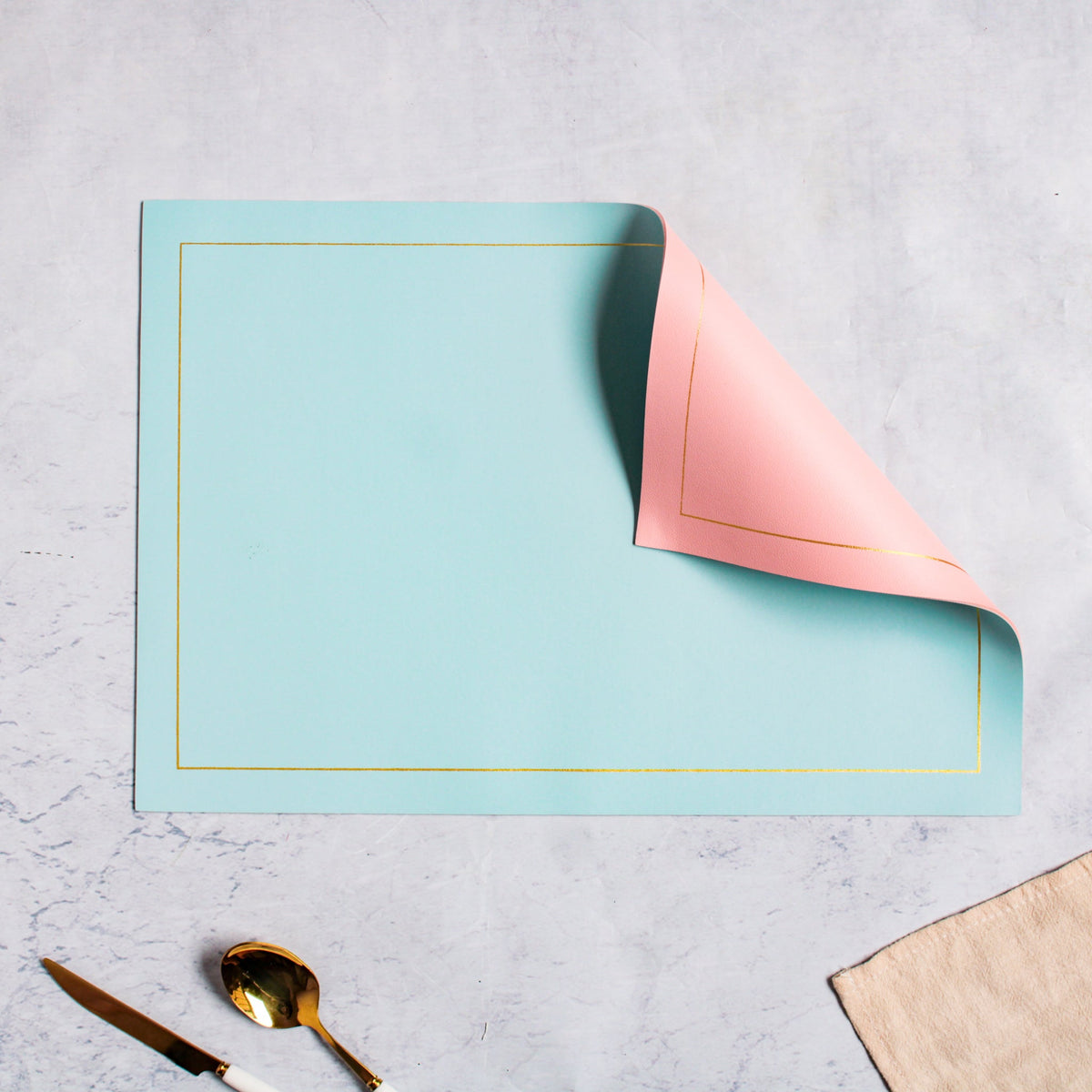 Leather Placemat Set of 2 Nestasia