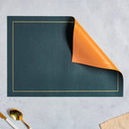 Leather Placemat Set of 2 Nestasia