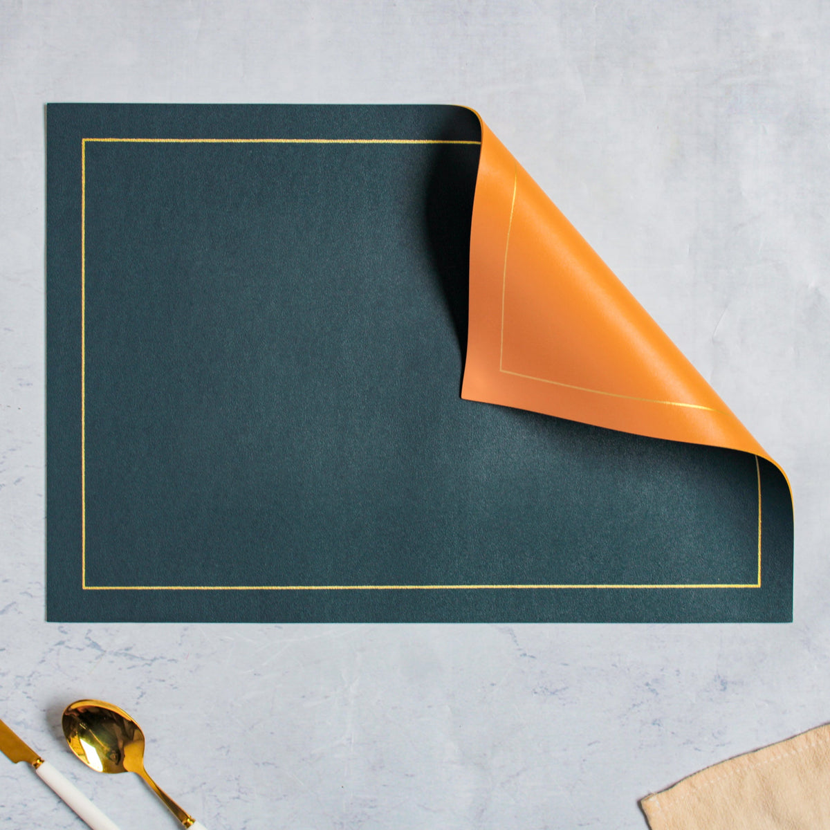 Leather Placemat Set of 2 Nestasia