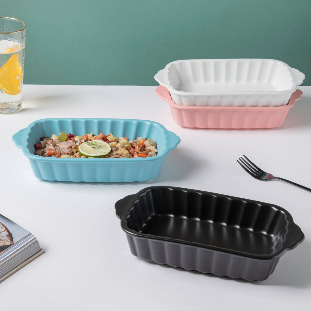 Black Berry Textured Baking Tray 7 Inch Nestasia