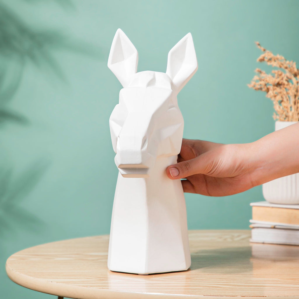 Horse Head Decor Showpiece Nestasia