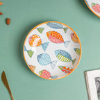 Ukiyo Ceramic Shallow Snack Plate Nestasia