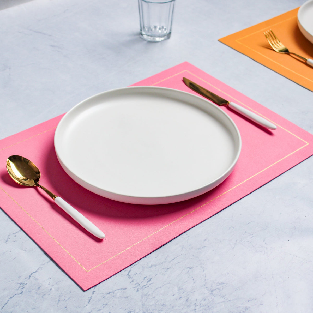 Leather Placemat Set of 2 Nestasia