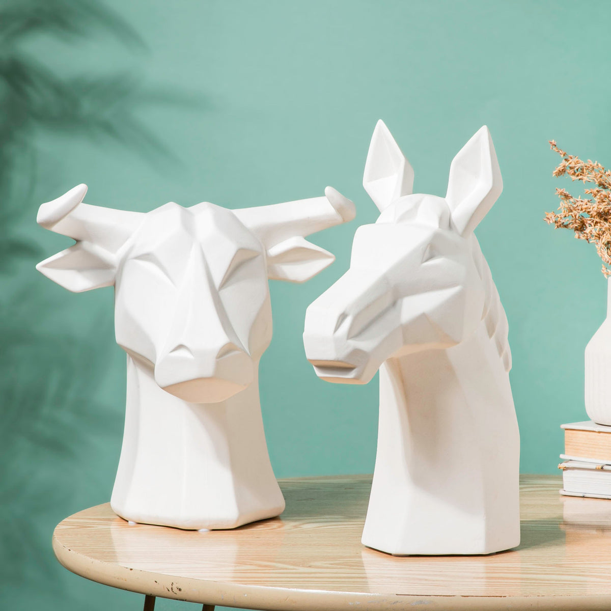 Horse Head Decor Showpiece Nestasia