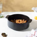 Ceramic Casserole Pots Black 2 L Nestasia