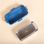 Stainless Steel Tiffin Box Small Blue 530ml Nestasia