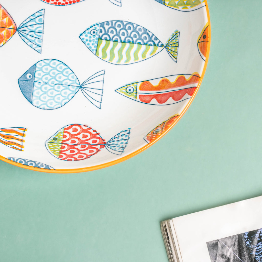 Ukiyo Ceramic Snack Plate 8 inch Nestasia