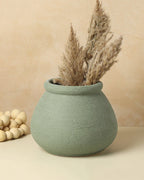 Matte Finish Ceramic Vase for Shelf Styling