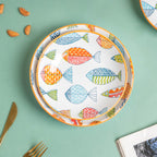 Ukiyo Ceramic Snack Plate 8 inch Nestasia