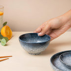 Pebble Glazed Side Bowl Grey 250 ml Nestasia