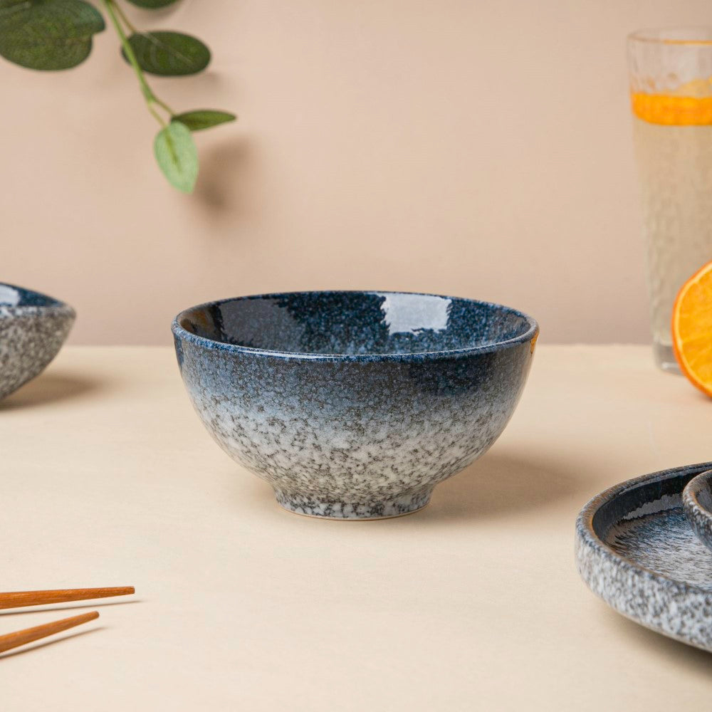 Pebble Glazed Side Bowl Grey 250 ml Nestasia