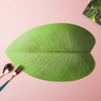Green Leaf Placemat Set of 2 Nestasia