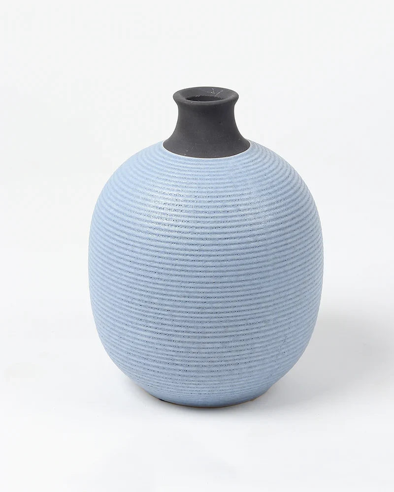 Pot Shape Ceramic Vase for Aesthetic Room Decor