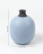 Pot Shape Ceramic Vase for Aesthetic Room Decor