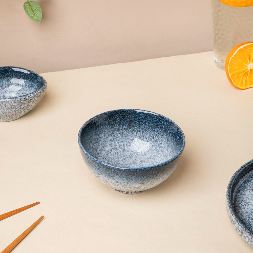 Pebble Glazed Side Bowl Grey 250 ml Nestasia