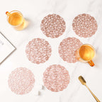 Rose Coaster Set of 6 Nestasia
