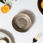 Rustic Handmade Snack Bowl Grey 150 ml Nestasia
