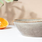 Rustic Handmade Snack Bowl Grey 150 ml Nestasia