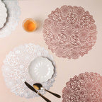 Rose Design Table Mat Set of 2 Nestasia