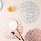 Rose Design Table Mat Set of 2 Nestasia