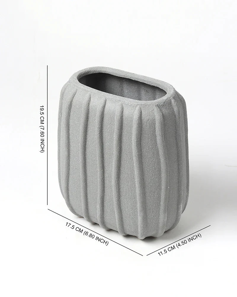 Small Ceramic Vase for Bedroom or Study Shelf