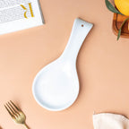 Ceramic Spoon Rest Classic White Nestasia
