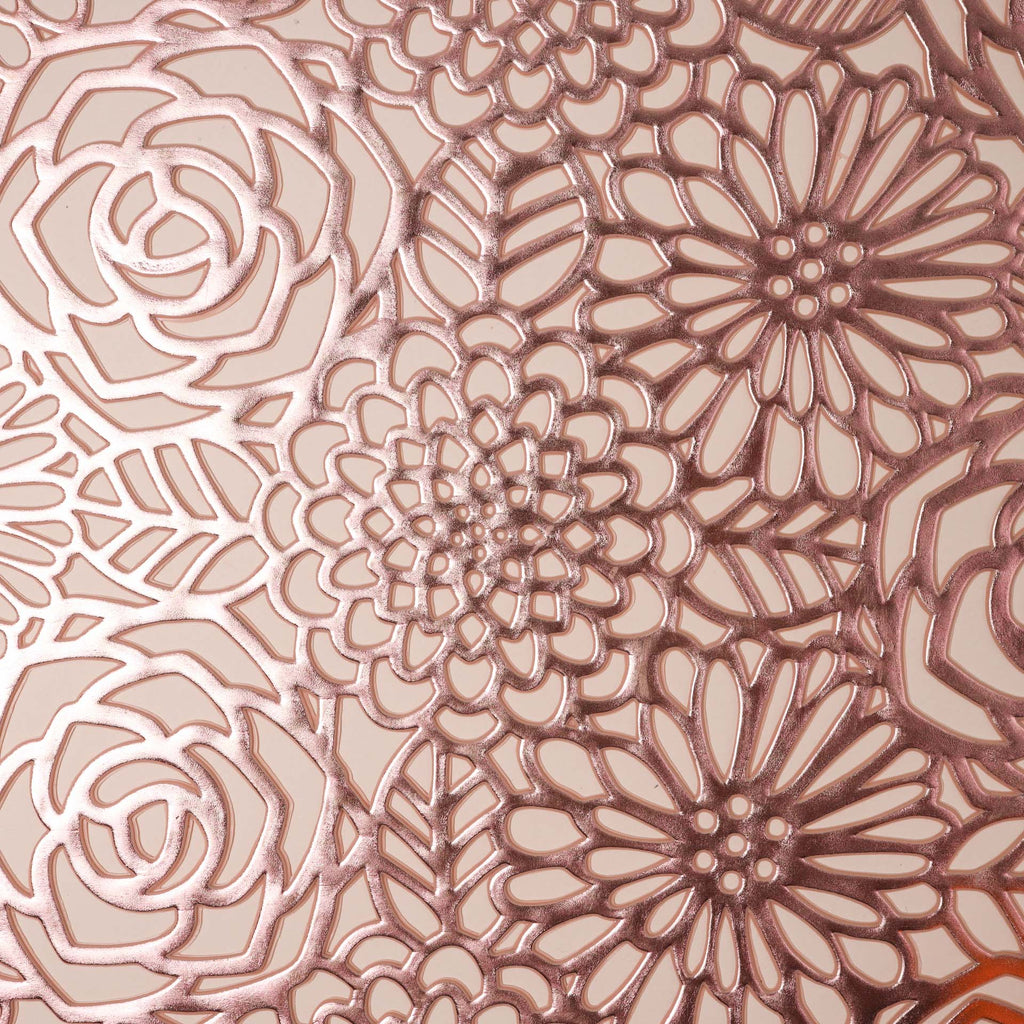 Rose Design Table Mat Set of 2 Nestasia